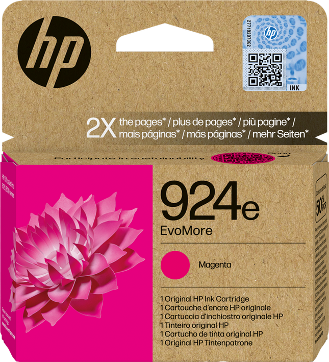 HP 924e Magenta Druckerpatrone 4K0U8NE