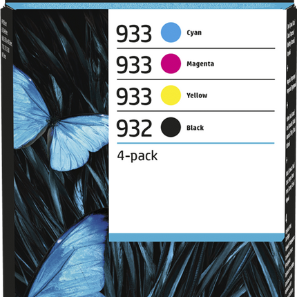 HP 932 / 933 Multipack Schwarz / Cyan / Magenta / Gelb