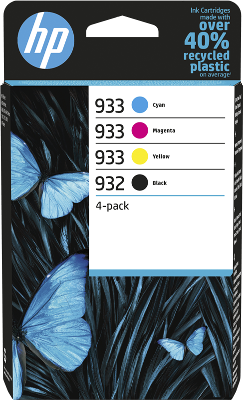 HP 932 / 933 Multipack Schwarz / Cyan / Magenta / Gelb