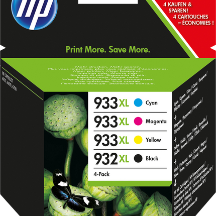 HP 932XL+933XL Multipack Schwarz / Cyan / Magenta / Gelb