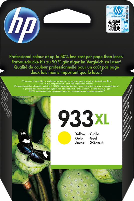 HP 933 XL Gelb Druckerpatrone CN056AE