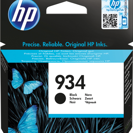 HP 934 Schwarz Druckerpatrone C2P19AE