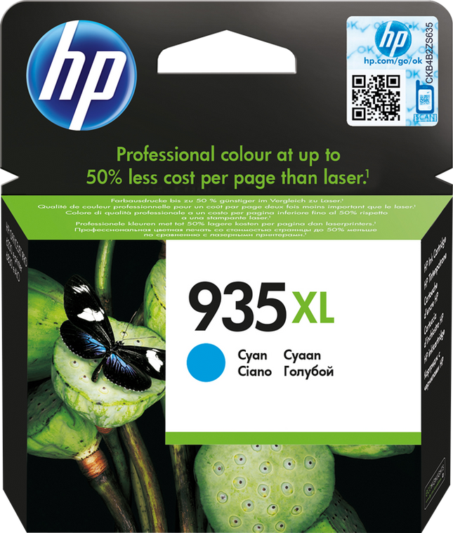 HP 935 XL Cyan Druckerpatrone C2P24AE