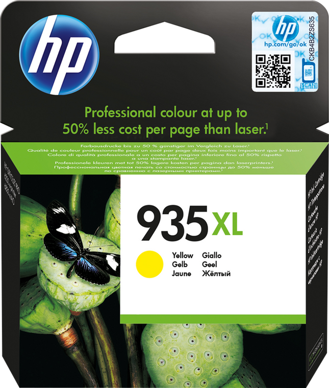 HP 935 XL Gelb Druckerpatrone C2P26AE