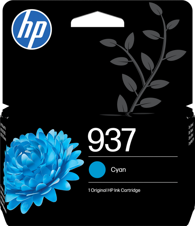 HP 937 Cyan Druckerpatrone 4S6W2NE