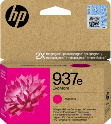 HP 937e Magenta Druckerpatrone 4S6W7NE