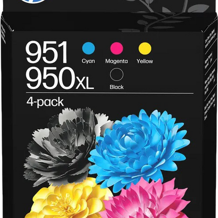 HP 950XL / 950 Multipack Schwarz / Cyan / Magenta / Gelb