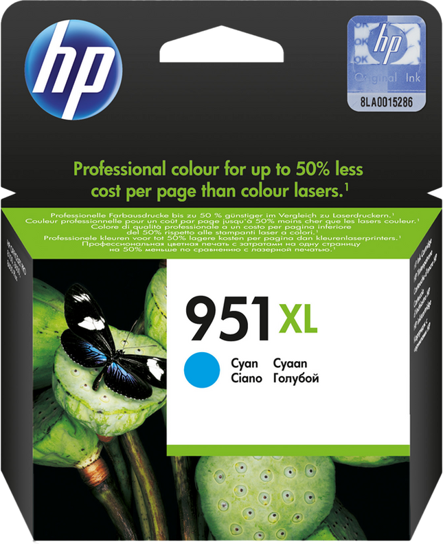 HP 951 XL Cyan Druckerpatrone