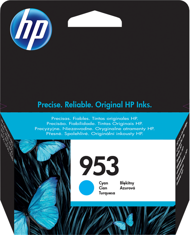HP 953 Cyan Druckerpatrone F6U12AE