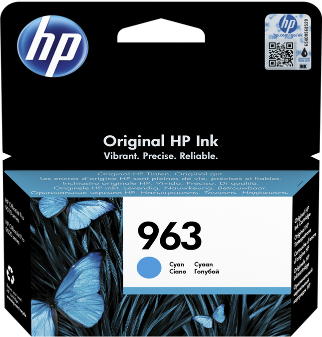 HP 963 Cyan Druckerpatrone 3JA23AE