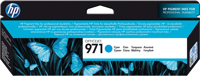 HP 971 Cyan Druckerpatrone