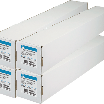HP Bright White Inkjet Paper 610 mm x 45,7m Weiss