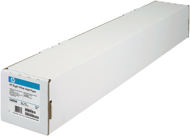 HP Bright White Inkjet Paper 610mm x 45,7m Weiss