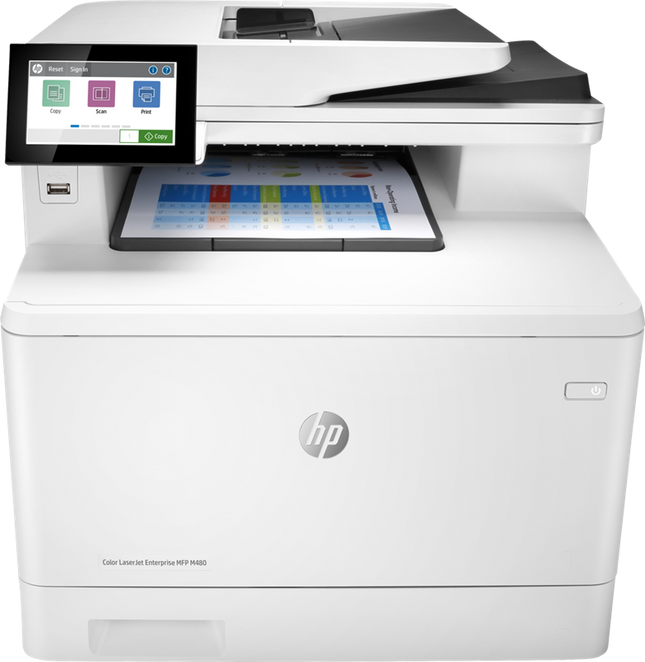 HP Color LaserJet Enterprise MFP M480f Multifunktionsdrucker Grau