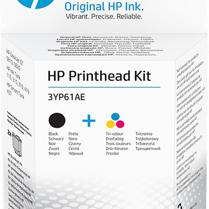 HP Druckkopf-Kit Druckkopf Schwarz / Cyan / Magenta / Gelb (3YP61AE)