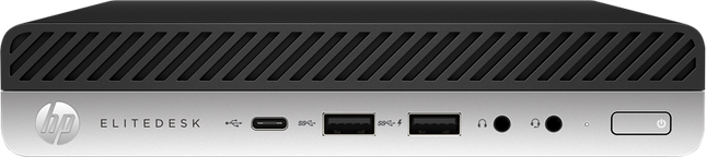 HP EliteDesk 800 G4 DM (Refurbished) Zustand: Gut Schwarz / Silber