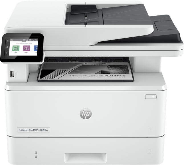 HP LaserJet Pro MFP 4102fdw Multifunktionsdrucker Weiss