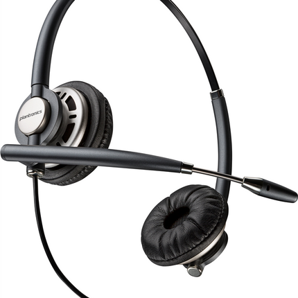 HP Poly EncorePro 720D binaurales digitales Headset mit Quick Disconnect TAA Schwarz