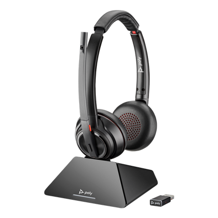 HP Poly Savi 8220 UC Headset Schwarz
