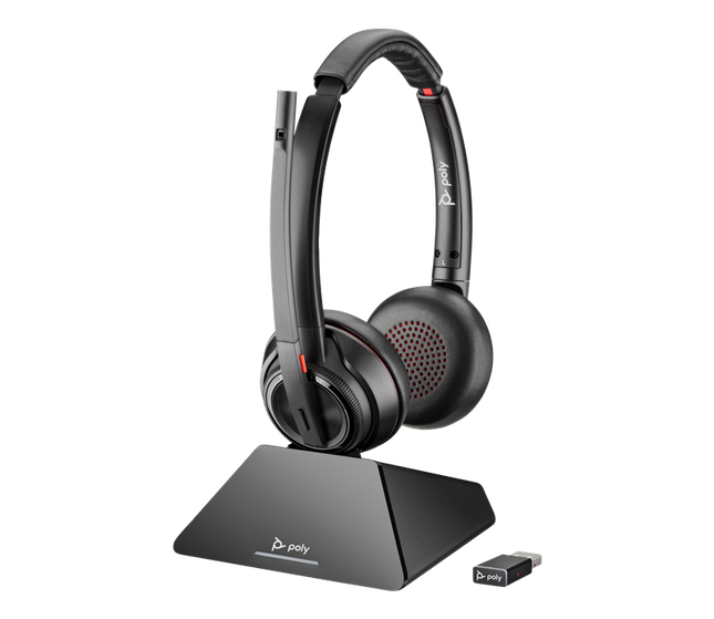 HP Poly Savi 8220 UC Headset Schwarz