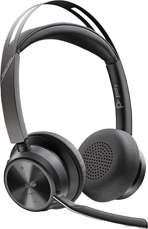 HP Poly Voyager Focus 2 USB-C-C Headset Schwarz