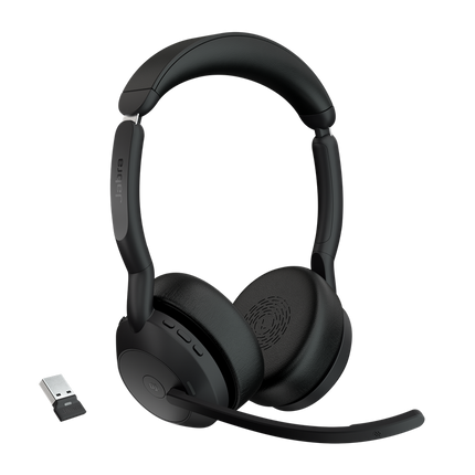 Jabra Evolve2 55 MS Stereo USB-A Headset Schwarz