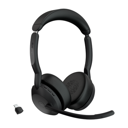 Jabra Evolve2 55 MS Stereo USB-C Headset Schwarz