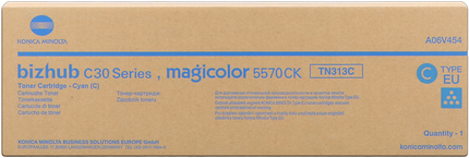 Konica Minolta TN-313C Cyan Toner