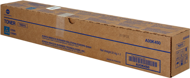 Konica Minolta TN321C Cyan Toner