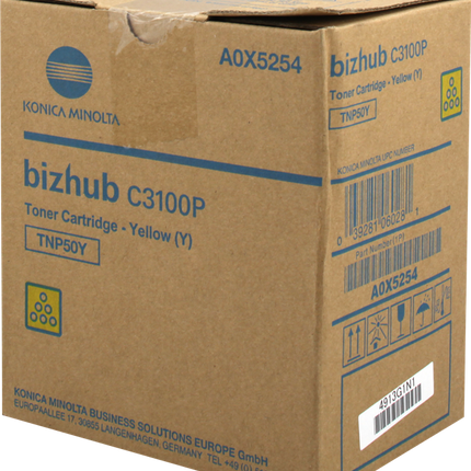 Konica Minolta TNP50Y Gelb Toner