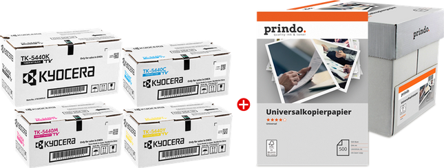 Kyocera TK-5440 MCVP Schwarz / Cyan / Magenta / Gelb / Weiss Value Pack
