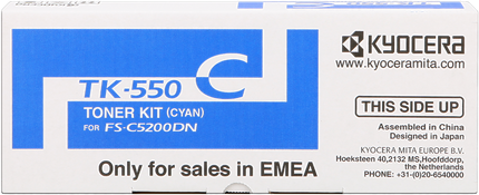Kyocera TK-550c Cyan Toner