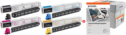 Kyocera TK-8345 MCVP 01 Schwarz / Cyan / Magenta / Gelb / Weiss Value Pack