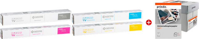 Kyocera TK-8365 MCVP Schwarz / Cyan / Magenta / Gelb / Weiss Value Pack