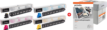 Kyocera TK-8525 MCVP 01 Schwarz / Cyan / Magenta / Gelb / Weiss Value Pack