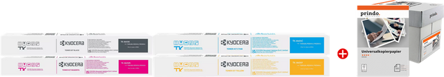 Kyocera TK-8605 MCVP Schwarz / Cyan / Magenta / Gelb / Weiss Value Pack