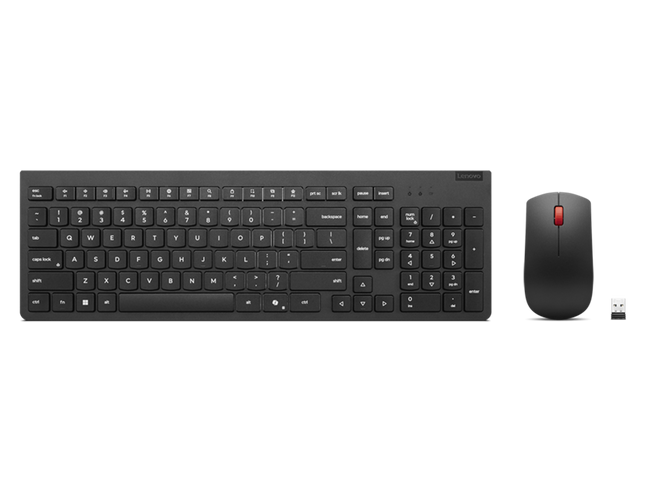 Lenovo Essential Wireless Tastatur & Maus Combo Gen 2 AI Schwarz
