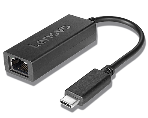 Lenovo Netzwerkadapter USB Typ-C Schwarz