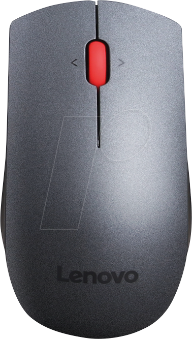 Lenovo Professional - Maus grey;red / Rot