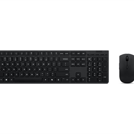 Lenovo Professional wiederaufladbare Funktastatur und -Maus Schwarz