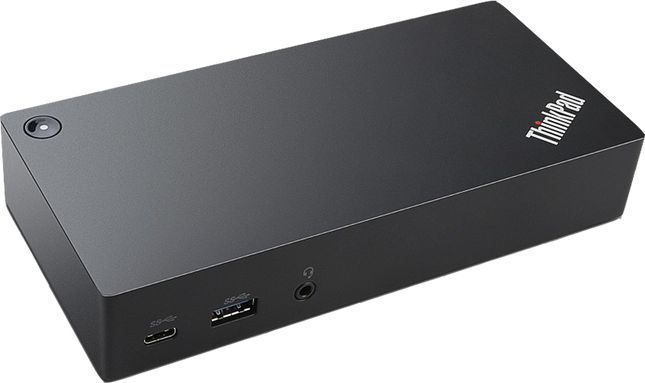 Lenovo ThinkPad USB-C Dockingstation (Refurbished) Schwarz
