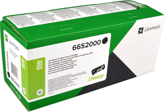 Lexmark 66S2000 Schwarz Toner