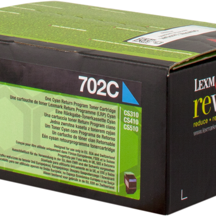 Lexmark 702C Cyan Toner