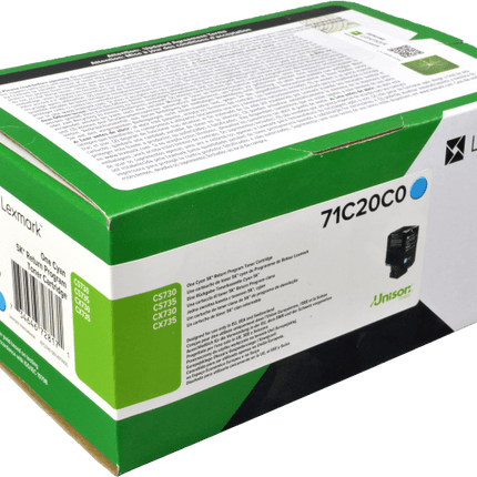 Lexmark 71C20C0 Cyan Toner