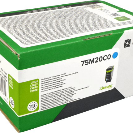 Lexmark 75M2XC0 Cyan Toner