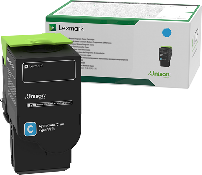 Lexmark 78C20C0 Cyan Toner