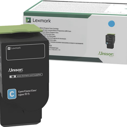 Lexmark 78C2XC0 Cyan Toner