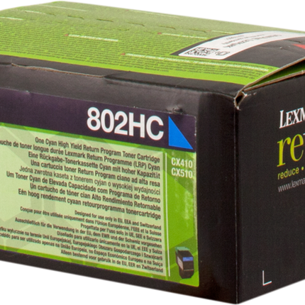 Lexmark 802HC Cyan Toner