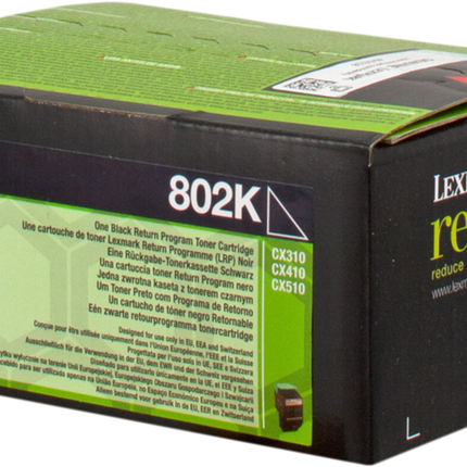 Lexmark 802K Schwarz Toner