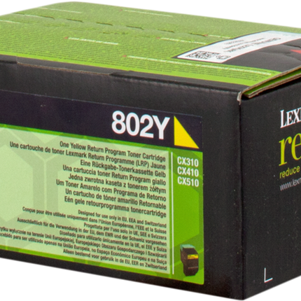 Lexmark 802Y Gelb Toner
